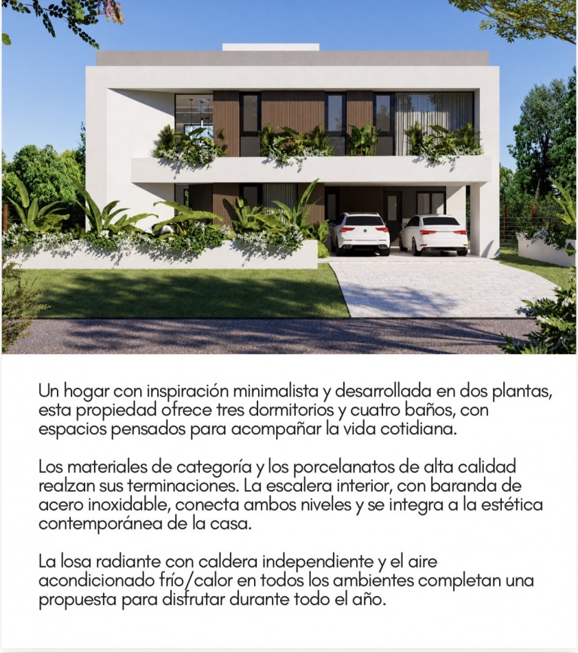 CASA EN VENTA CON 3 DORMITORIOS EN VILLAGE JOVEN , BELLA VISTA 